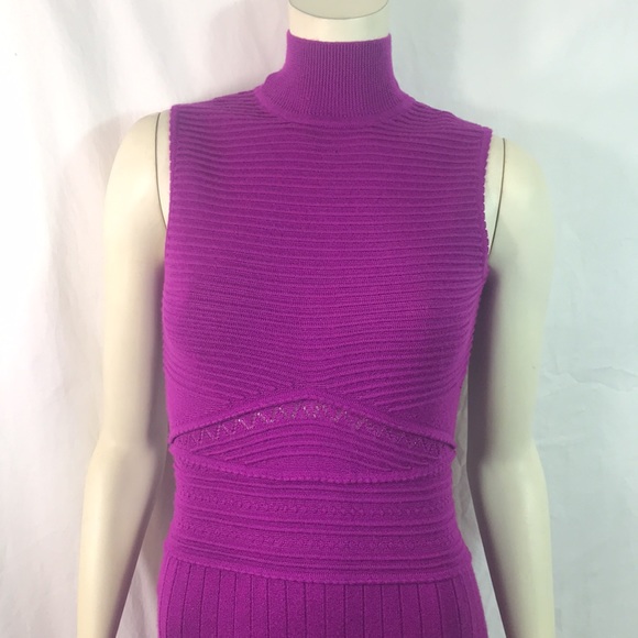 Cynthia Steffe knit turtleneck dress in medium purple, size 2, EUC - Picture 6 of 10